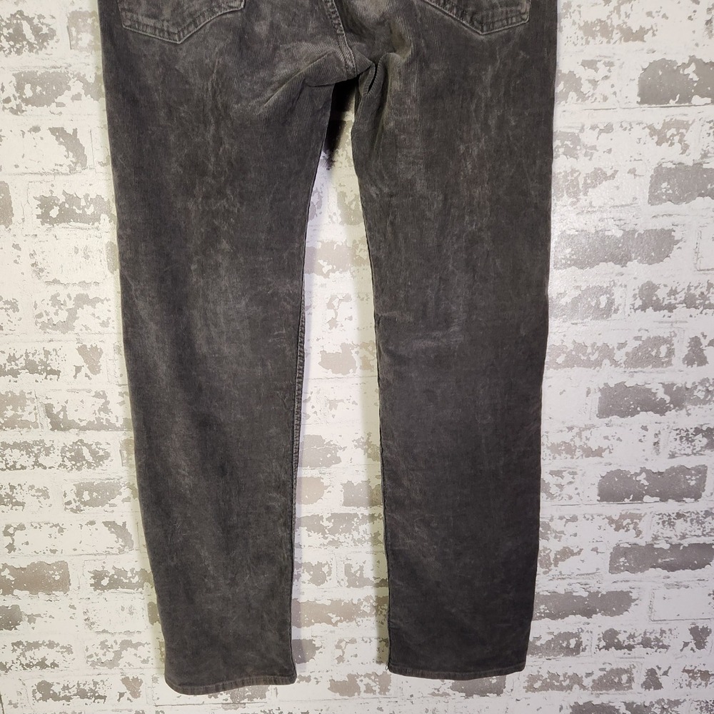 Dockers Mens Corduroy Pants Size 36x32 Charcoal Gray Straight Fit Casual Comfort - Picture 8 of 16